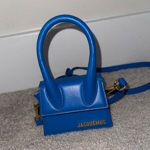 Jacquemus Royal Blue Le Chiquito Mini Top-Handle Bag